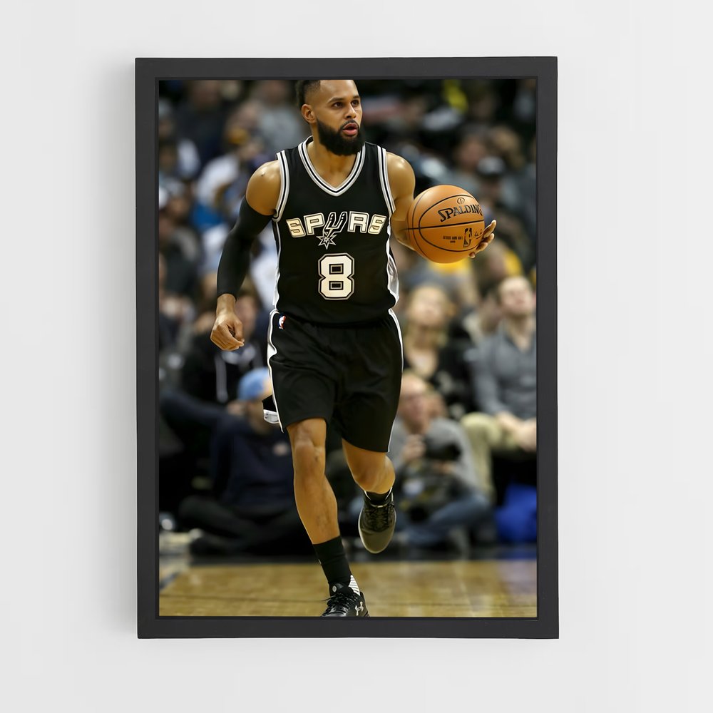 Poster En Course Pour La Victoire – affiche Basketball (vue 2)